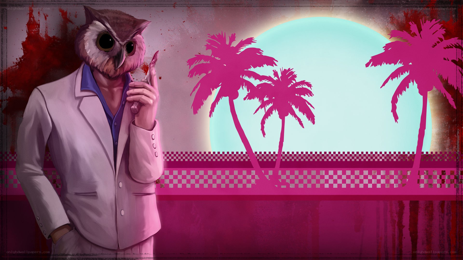 owl-headed man in suit