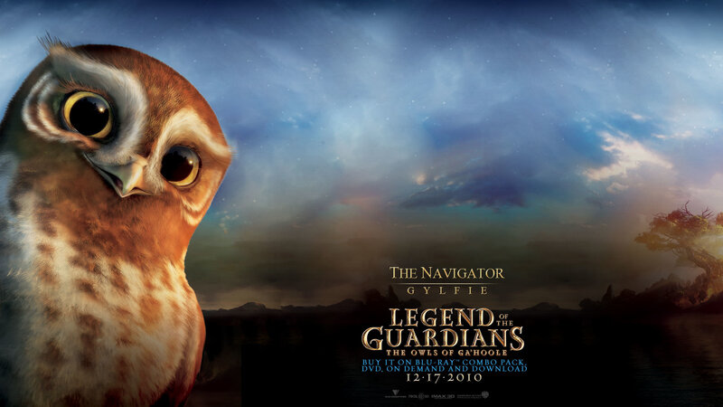 Owl in Night Sky