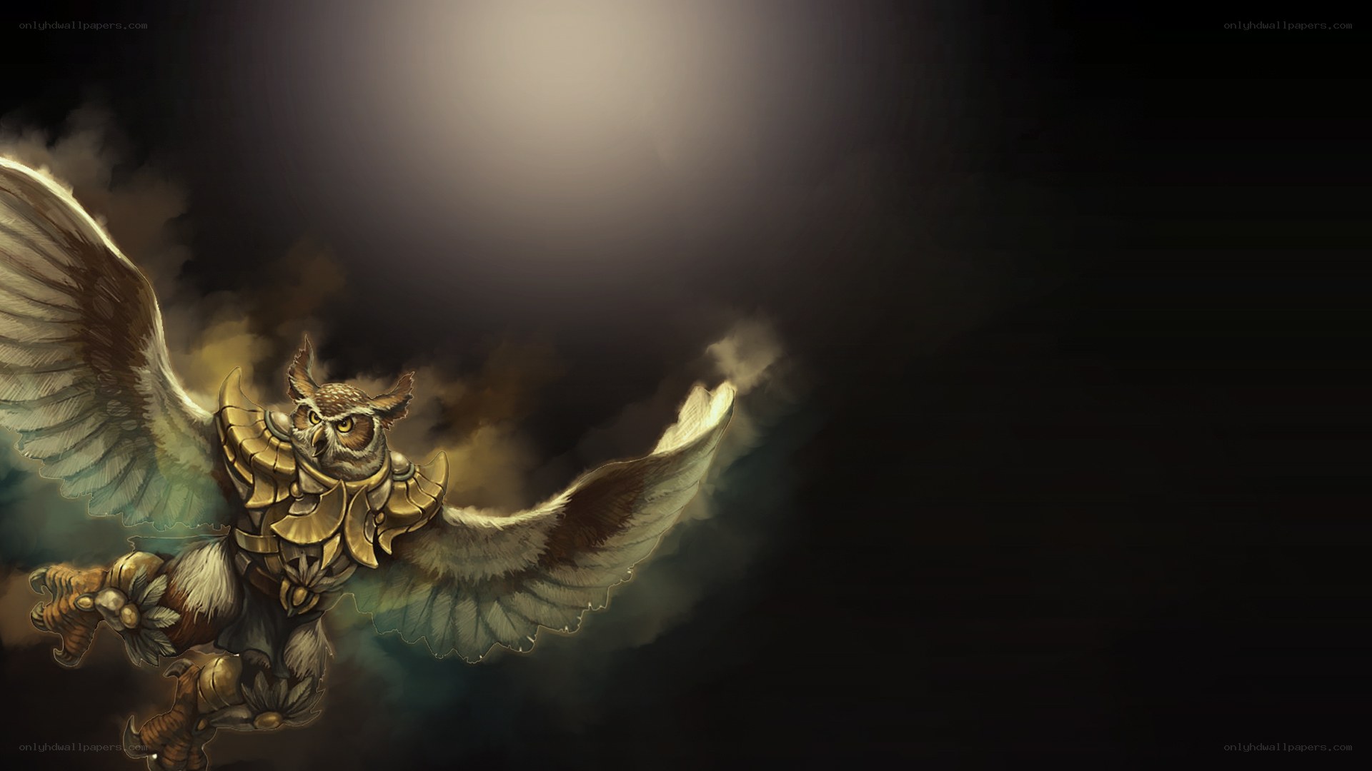 Owl Knight in Flight