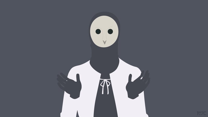 Owl-like Character in Coat
