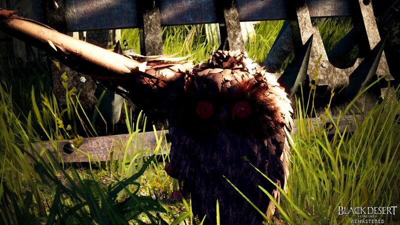 Owl-like Creature in Grass