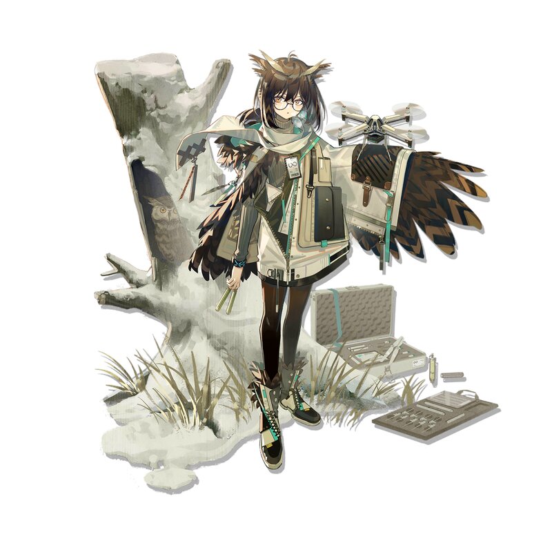 Owl-themed Character