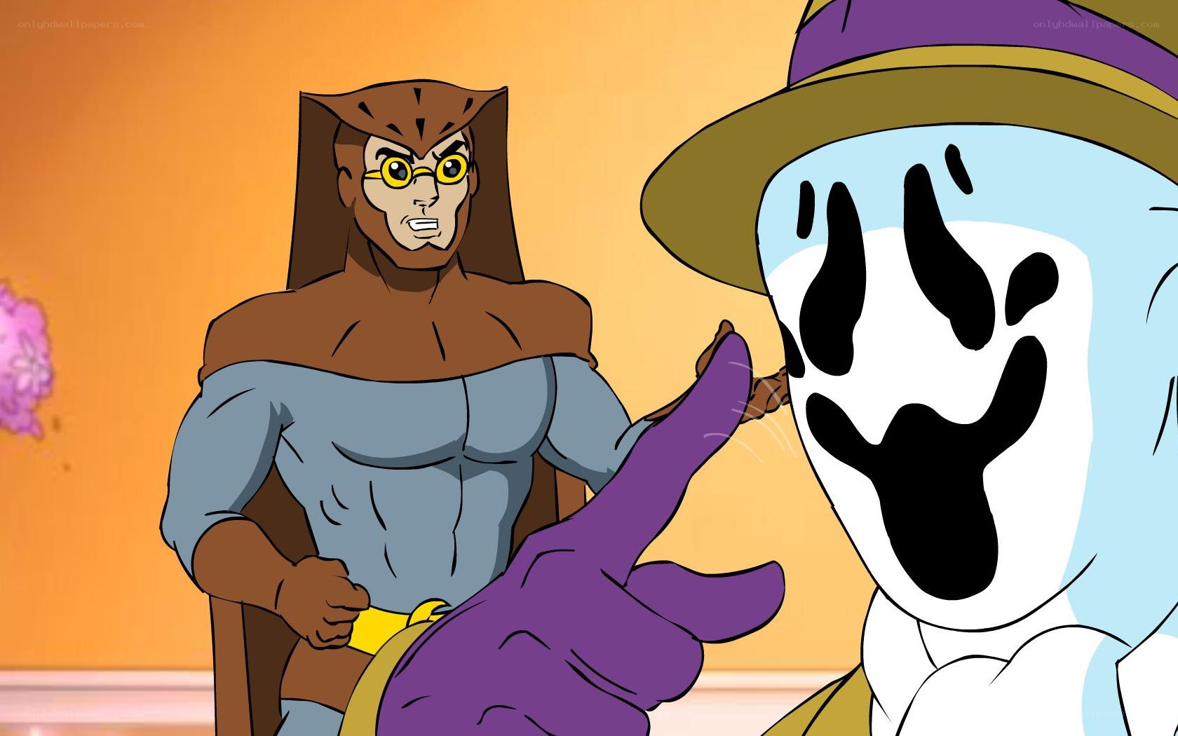 owlman and ghostface confrontation