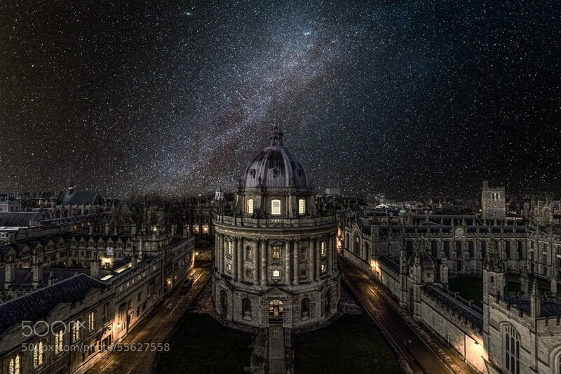 Oxford University at Night