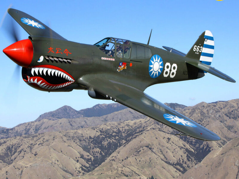 P-40 Warhawk Fighter — Green
