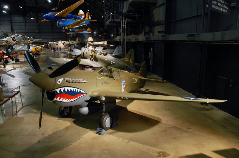 P-40 Warhawk in museum
