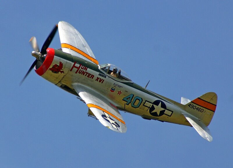 P-47 Thunderbolt Fighter — Blue