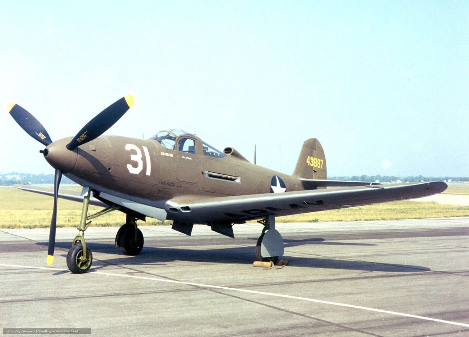 P-47 Thunderbolt on tarmac