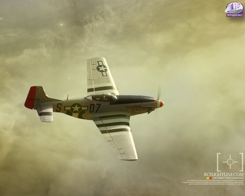P-51 Mustang Aircraft — Gray, Dramatic, Afternoon