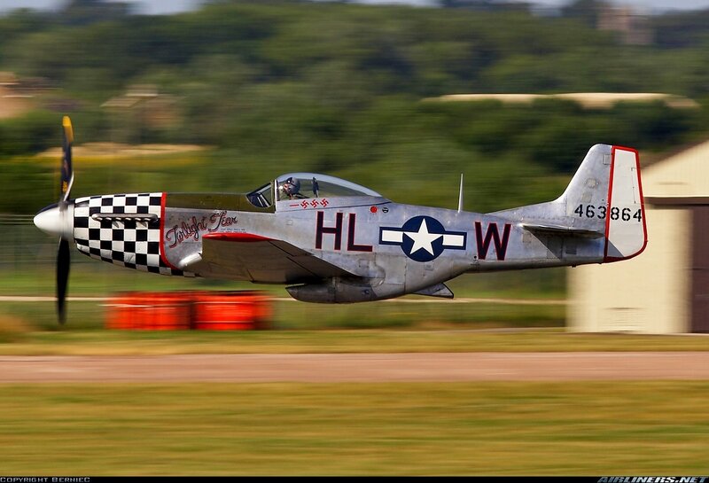 P-51 Mustang Aircraft — Gray