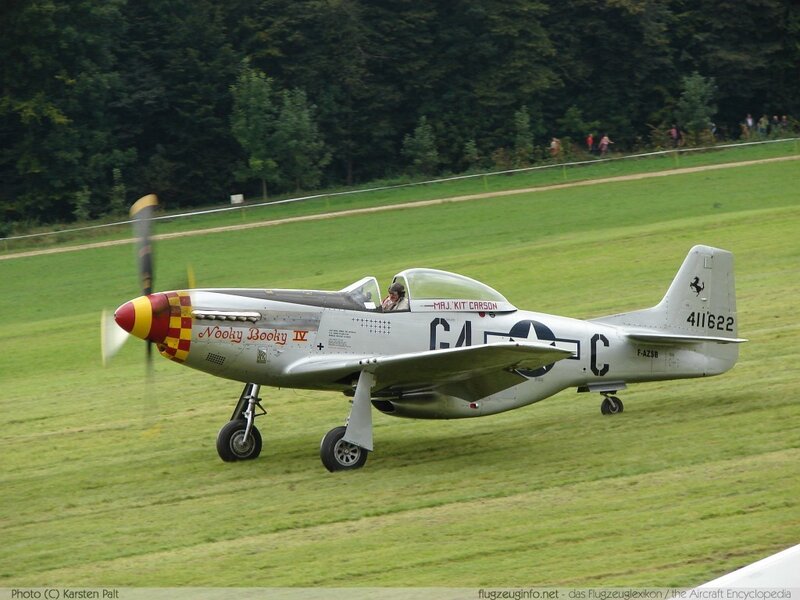 P-51 Mustang Aircraft — Green, Active