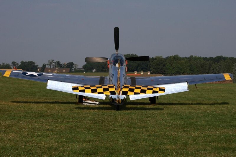 P-51 Mustang Aircraft — Green, Calm
