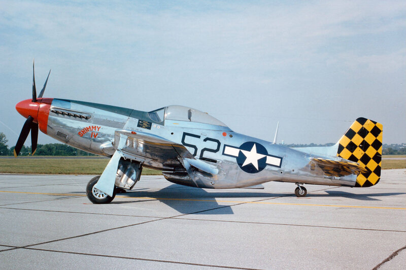 P-51 Mustang Aircraft — Silver