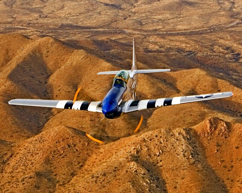 P-51 Mustang Airplane — Brown