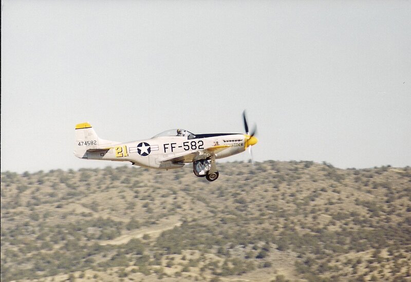 P-51 Mustang Airplane — Gray, Neutral, Afternoon