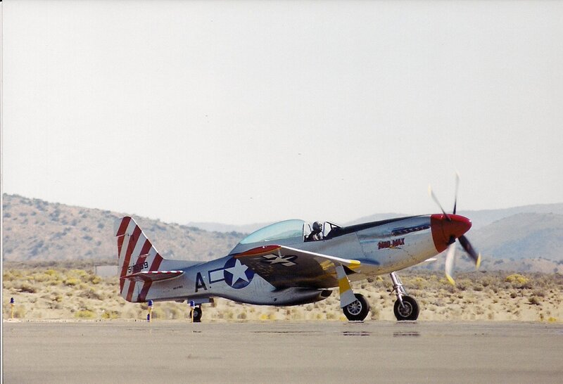 P-51 Mustang Airplane — Gray, Neutral