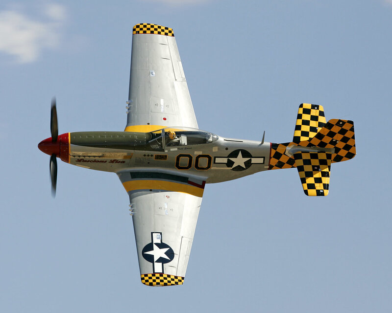 P-51 Mustang Airplane — Gray