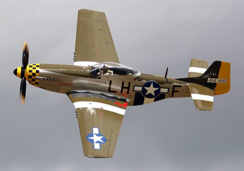 P-51 Mustang Airplane — Olive Drab