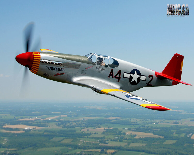 P-51 Mustang Airplane — Silver, Serene
