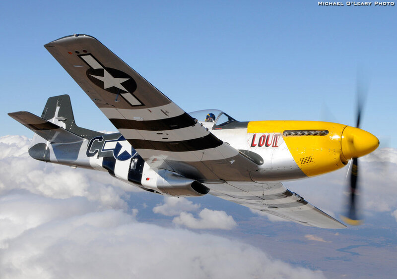 P-51 Mustang Airplane — Yellow