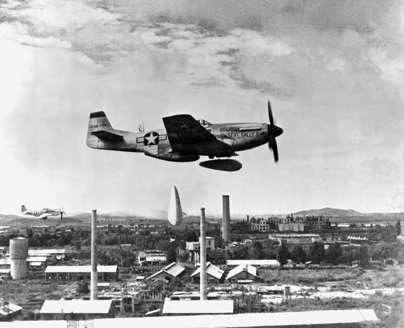 P-51 Mustang in flight
