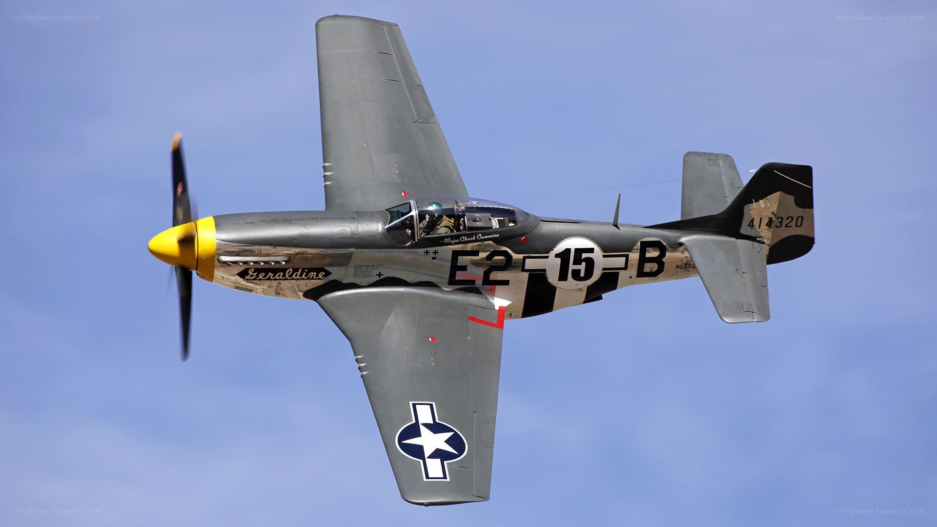 P-51 Mustang in flight