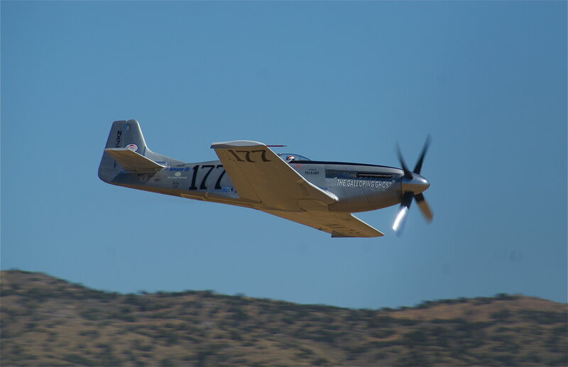 P-51 Mustang in flight