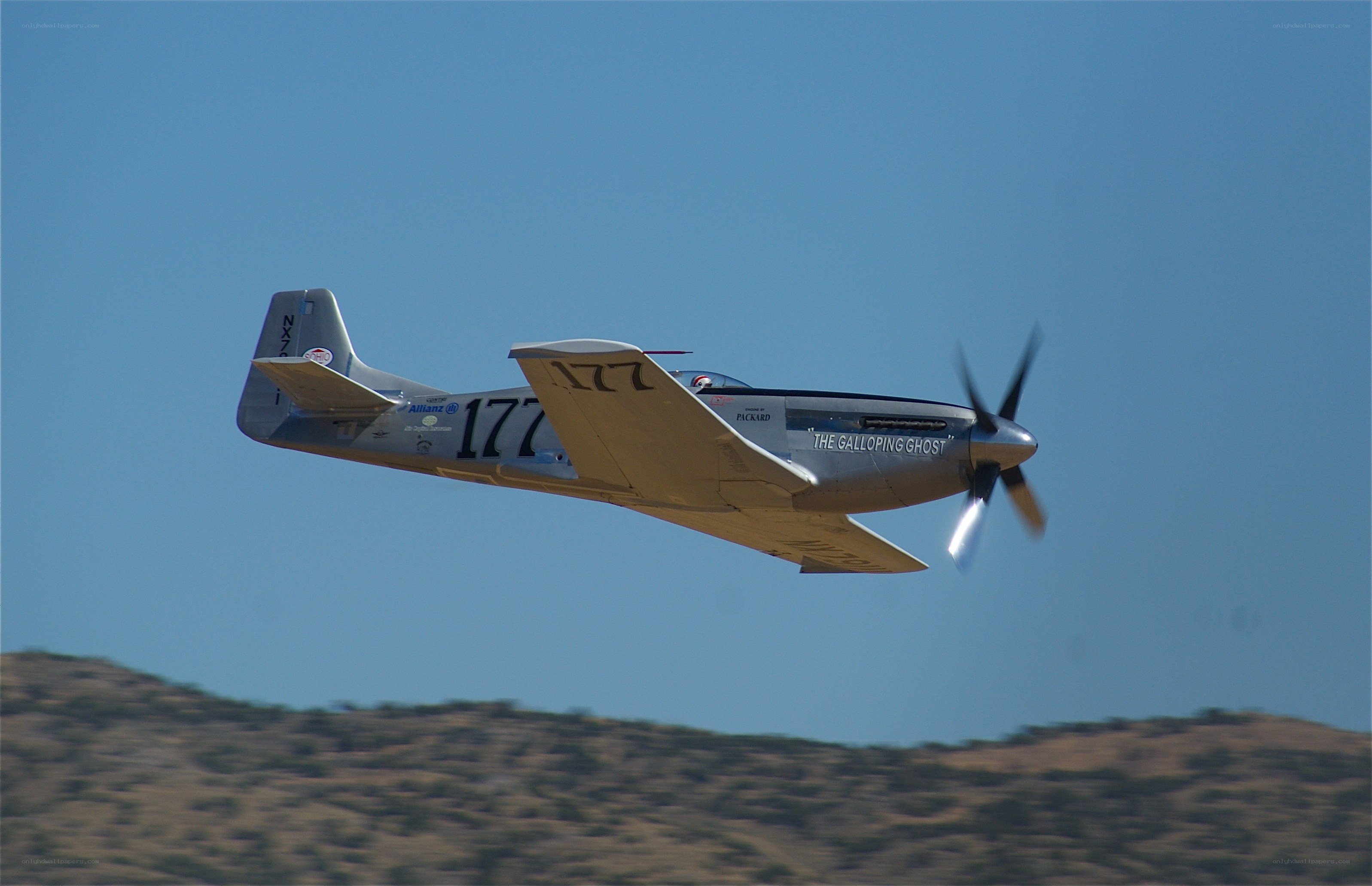 P-51 Mustang in flight