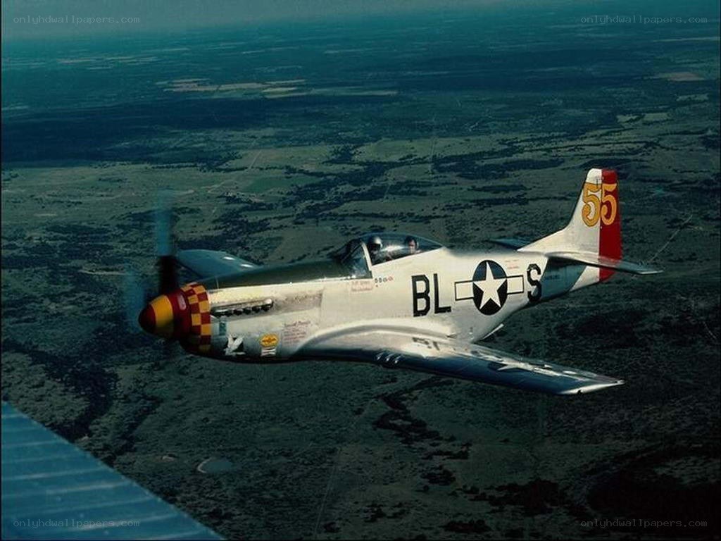 P-51 Mustang in flight
