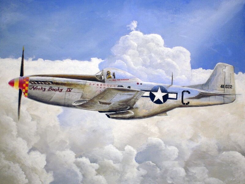 P-51 Mustang in flight