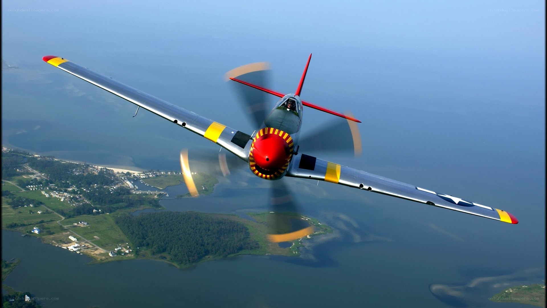 P-51 Mustang in flight