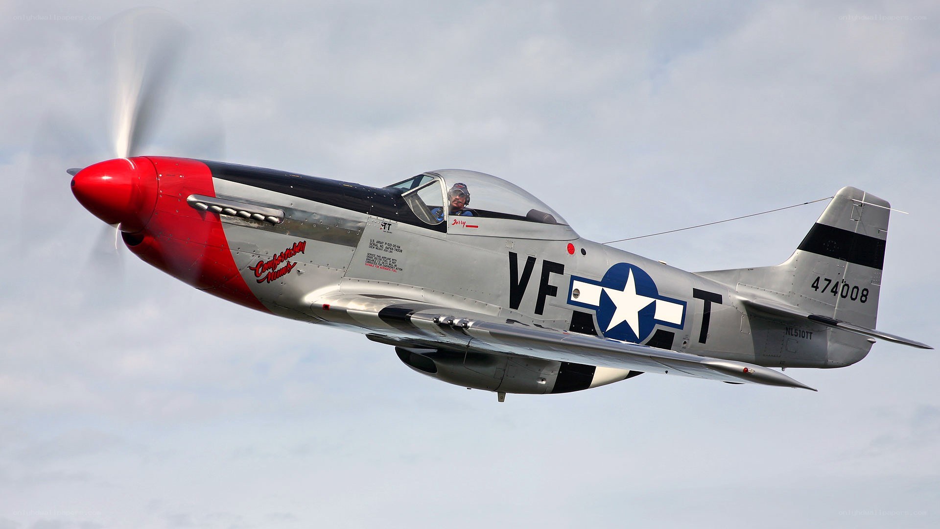 P-51 Mustang in flight