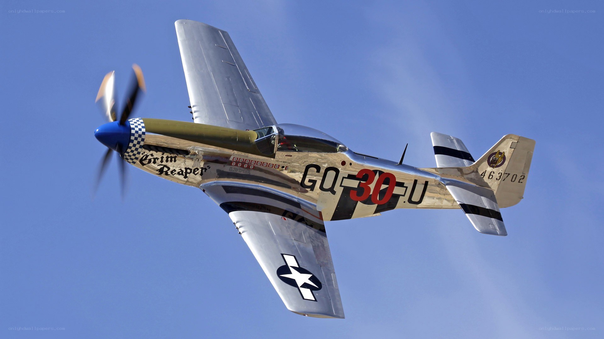 P-51 Mustang in flight