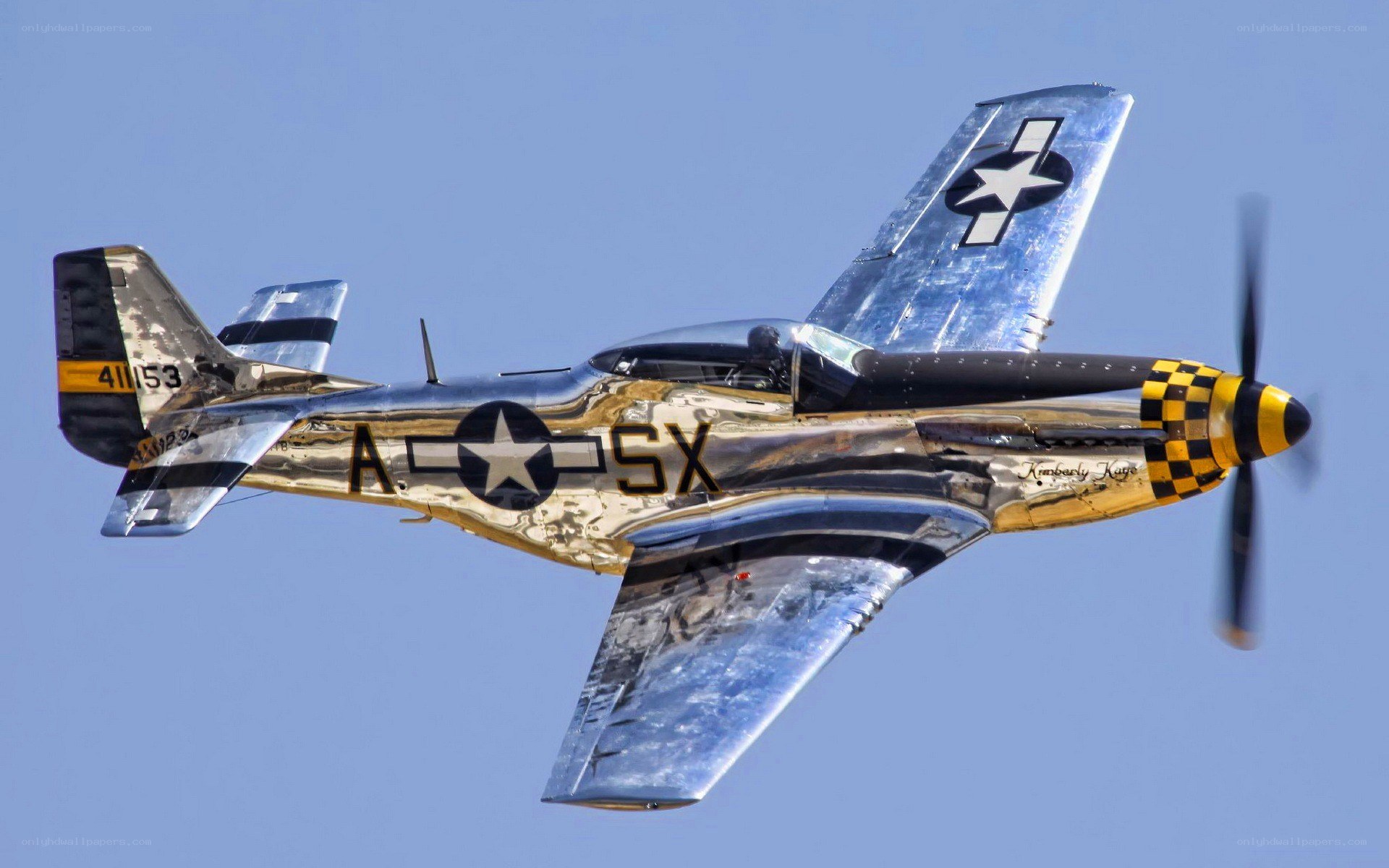 P-51 Mustang in flight