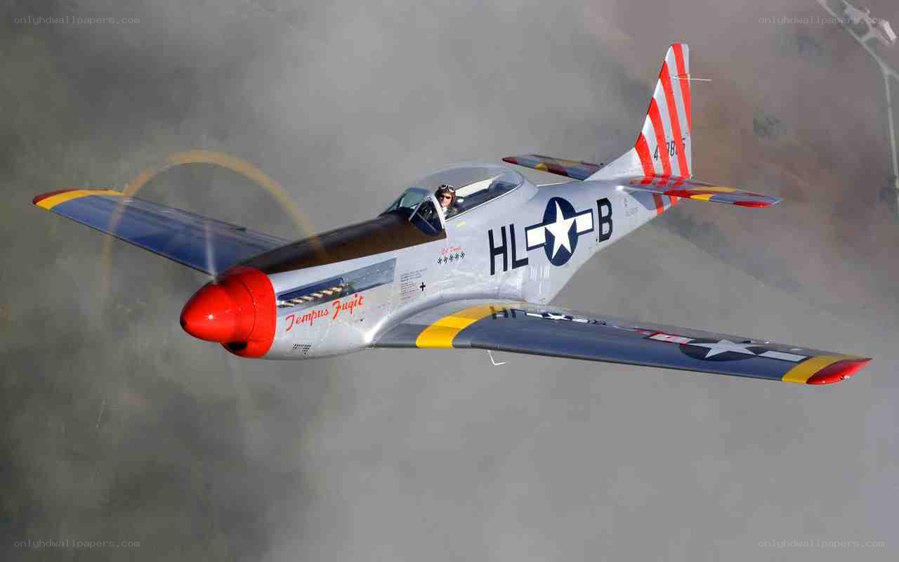 P-51 Mustang in flight