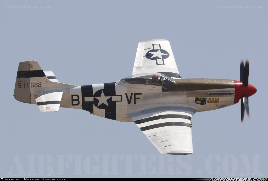 P-51 Mustang in flight