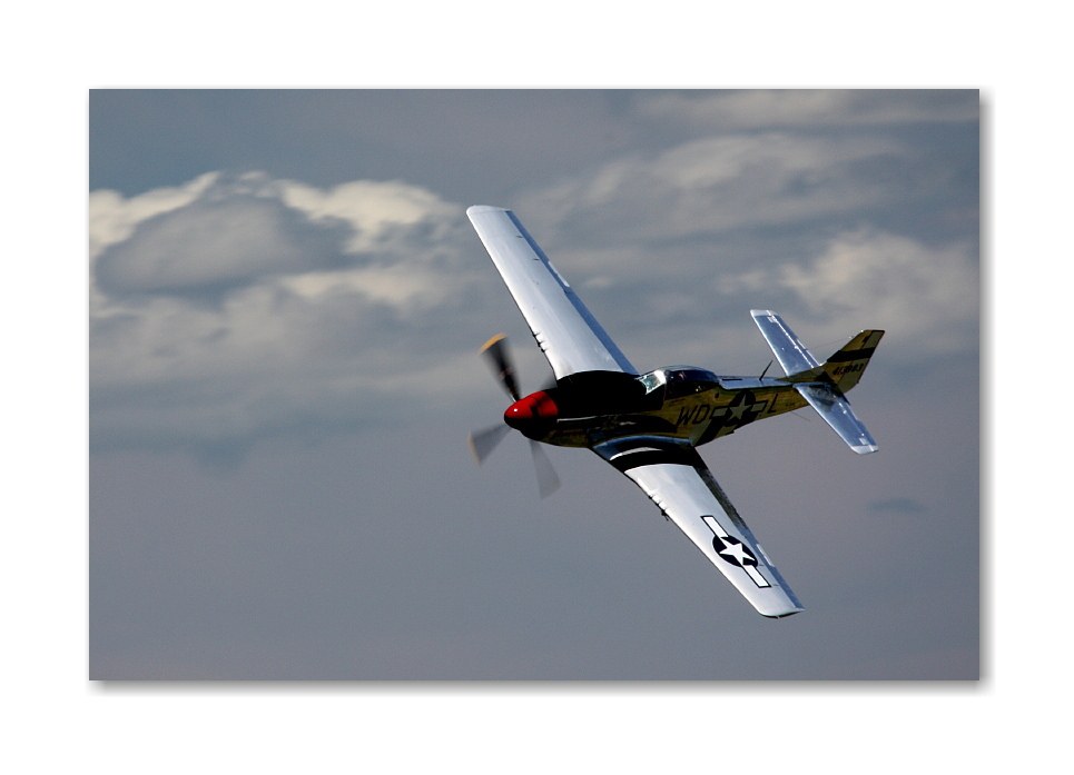 P-51 Mustang in flight