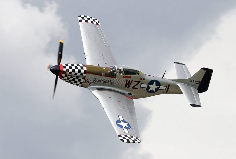 P-51 Mustang in flight