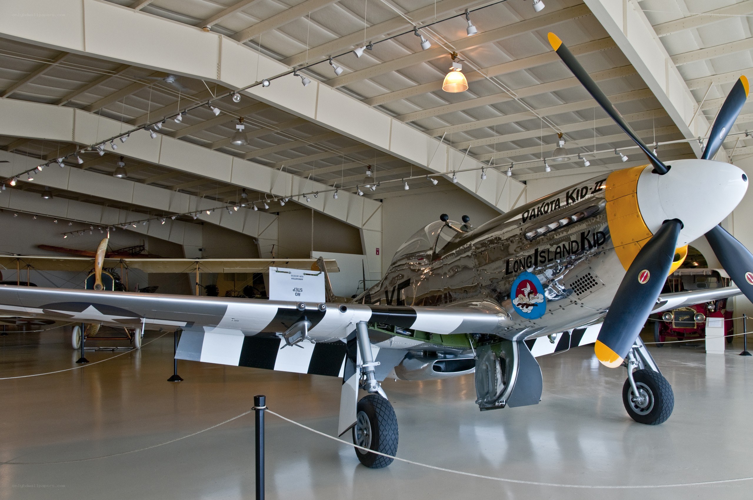 P-51 Mustang in museum