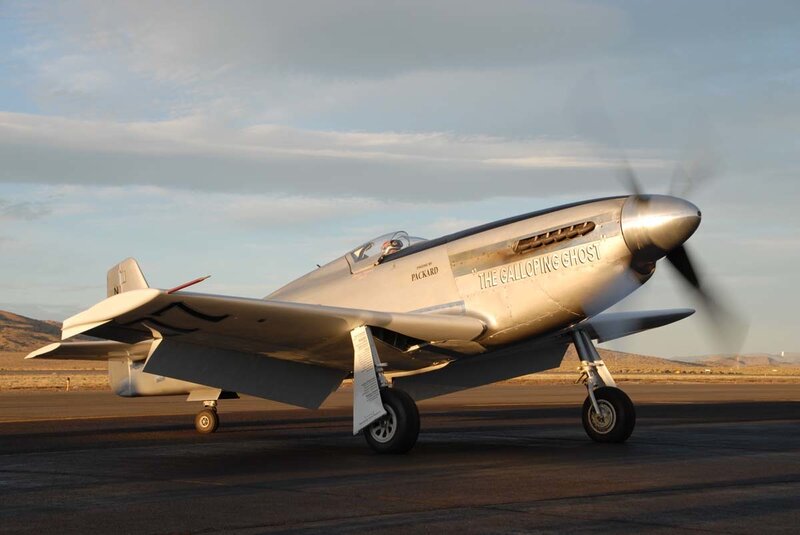 P-51 Mustang on the tarmac