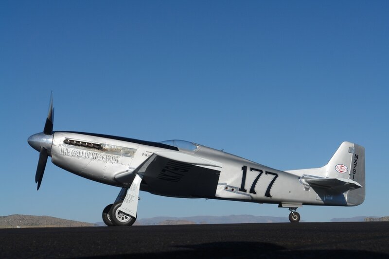 P-51 Mustang on the tarmac