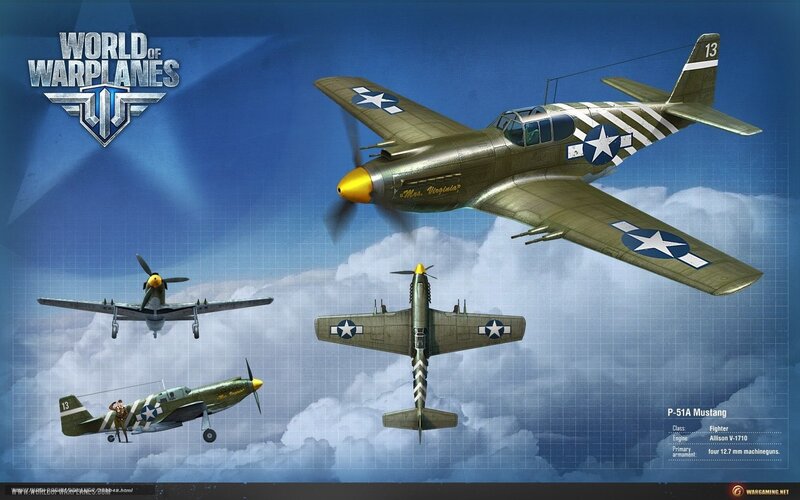 P-51A Mustang aircraft