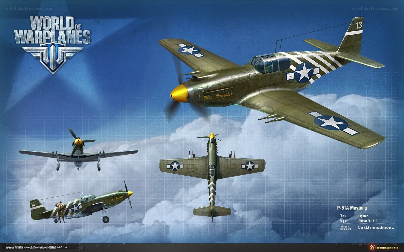 P-51A Mustang aircraft