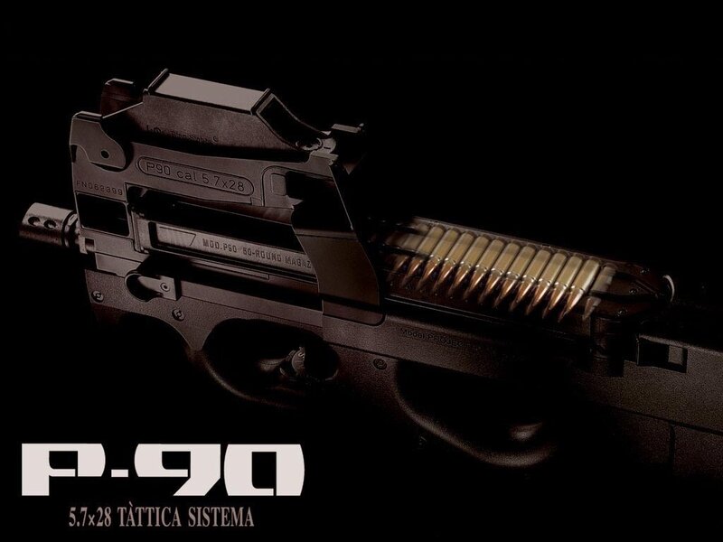 P-90 Pistol with Magazine