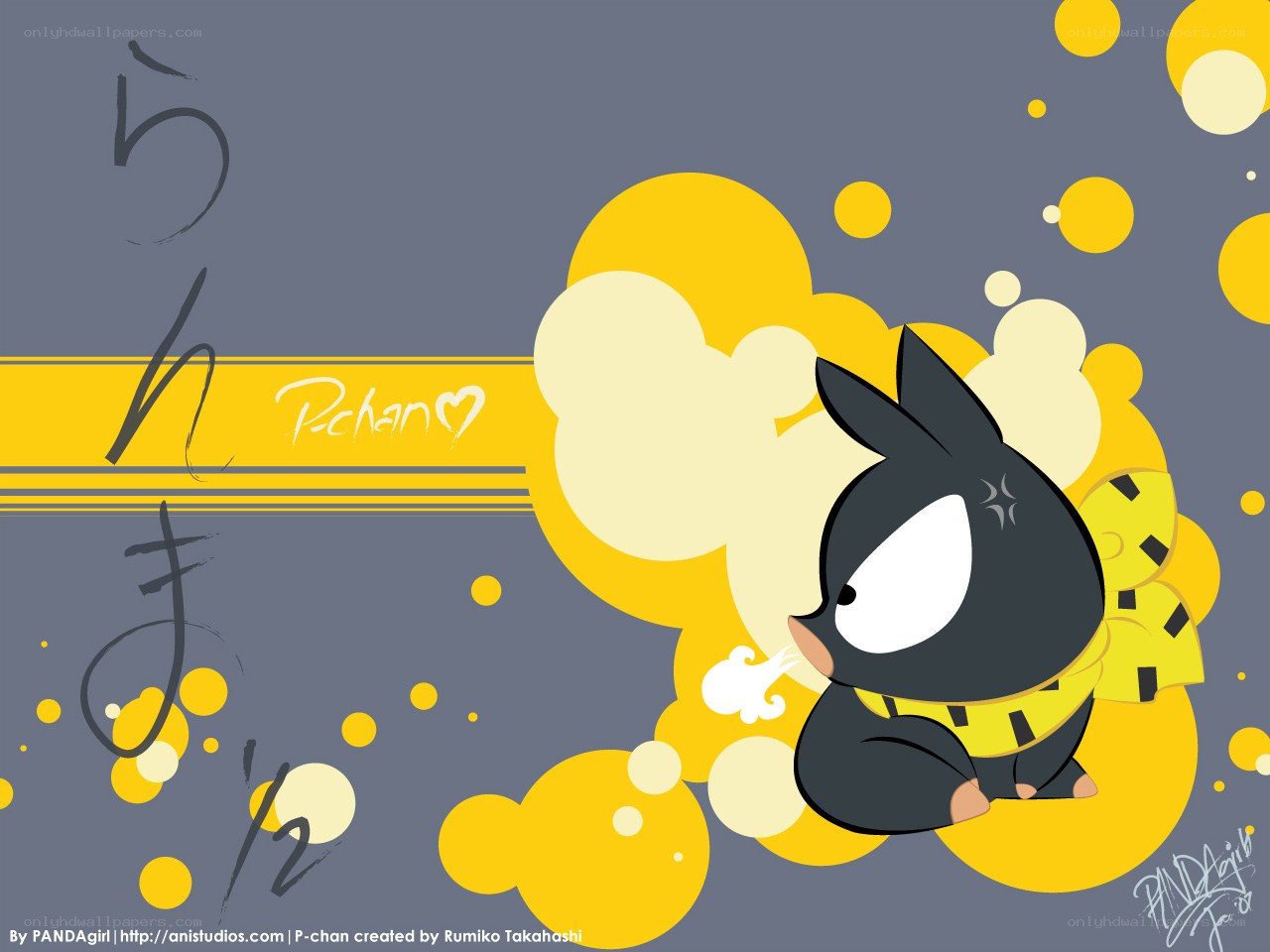 P-chan character art