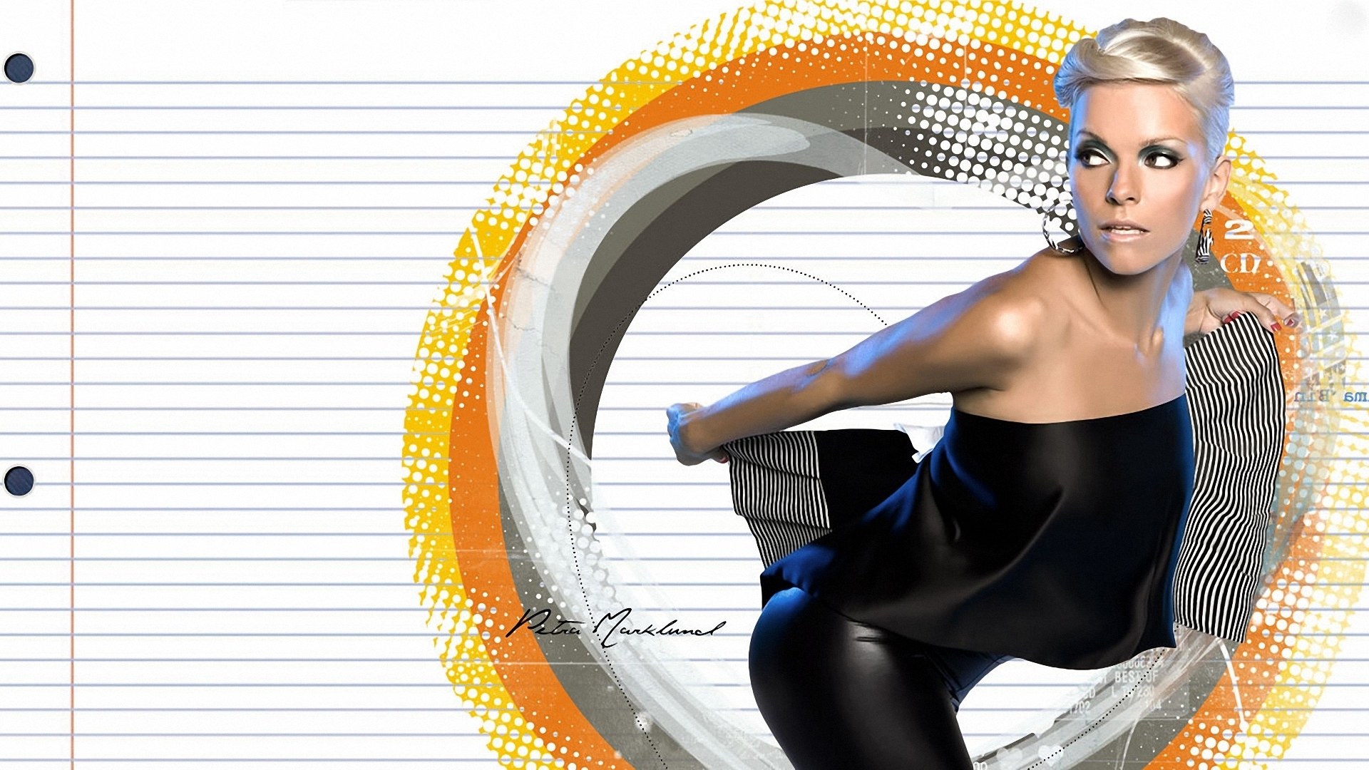 P!nk in dynamic pose