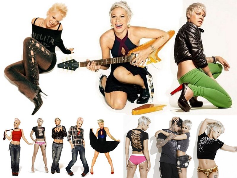 P!nk photo collage