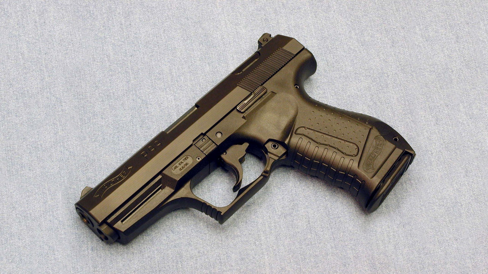 P22C pistol on fabric