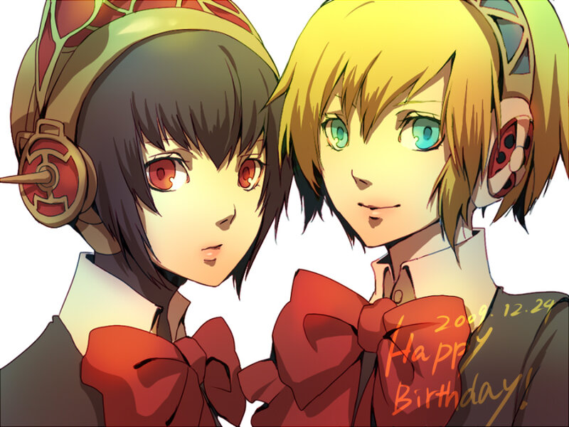 P3 characters birthday art