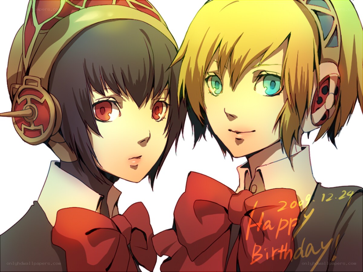 P3 characters birthday art